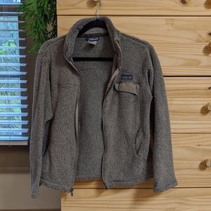 Fuzzy Fleece Patagonia Zip Up Jacket